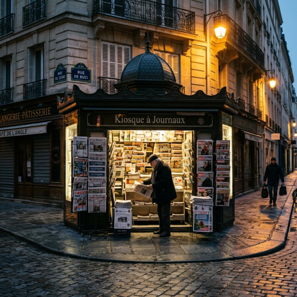 Le kiosque à journaux résiste-t-il encore à l'ère du tout numérique
